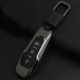 B Style Car Buckle Key Shell Zinc Alloy Car Chain Shell Car Key Shell Case Key Ring for Ford, Random Color Delivery