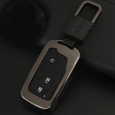 Car Buckle Key Shell Zinc Alloy Car Key Shell Case Key Ring for Lexus, Random Color Delivery