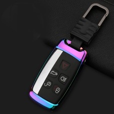 Car Buckle Key Shell Zinc Alloy Car Key Shell Case Key Ring for Land Rover, Random Color Delivery