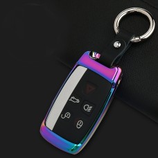 Car Buckle Key Shell Zinc Alloy Car Key Shell Case Key Ring for Land Rover, Random Color Delivery