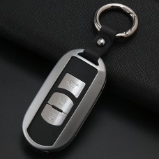 Car Buckle Key Shell Zinc Alloy Car Key Shell Case Key Ring for Mazda, Random Color Delivery