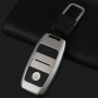 A Style Car Buckle Key Shell Zinc Alloy Car Key Shell Case Key Ring for Kia, Random Color Delivery