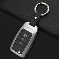 B Style Car Buckle Key Shell Zinc Alloy Car Key Shell Case Key Ring for Kia, Random Color Delivery