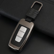 C Style Car Buckle Key Shell Zinc Alloy Car Key Shell Case Key Ring for Kia, Random Color Delivery