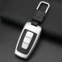 C Style Car Buckle Key Shell Zinc Alloy Car Key Shell Case Key Ring for Kia, Random Color Delivery