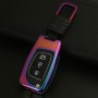 B Style Car Buckle Key Shell Zinc Alloy Car Key Shell Case Key Ring for Hyundai, Random Color Delivery