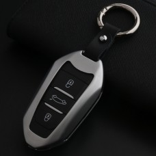 B Style Car Buckle Key Shell Zinc Alloy Car Key Shell Case Key Ring for Citroen, Random Color Delivery