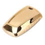 TPU Plating Drop-proof Car Auto Universal Key Ring Protection Cover for BMW(Gold)
