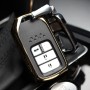 TPU Plating Drop-proof Car Auto Universal Key Ring Protection Cover for Honda