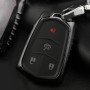 TPU Plating Drop-proof Car Auto Universal Key Ring Protection Cover for Cadillac