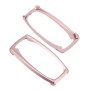 Car Auto Universal Metal Key Ring Protection Cover for Audi(Pink)