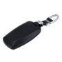 Car Auto PU Leather Luminous Effect Key Ring Protection Cover for BMW Series5/Series7(Black)