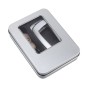 Car Auto Universal Metal Key Ring Protection Cover for BMW(Silver)