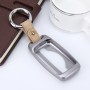 Car Auto Universal Metal Key Ring Protection Cover for Land Rover(Silver)