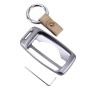 Car Auto Universal Metal Key Ring Protection Cover for Land Rover(Silver)