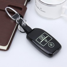 Car Auto PU Leather Luminous Effect Key Ring Protection Cover for K3 K4 K5 KXS(Black)