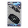 Car Auto PU Leather Luminous Effect Key Ring Protection Cover for K3 K4 K5 KXS(Black)