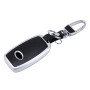 Car Auto PU Leather Luminous Effect Key Ring Protection Cover for K3 K4 K5 KXS(Silver)