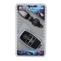 Car Auto PU Leather Luminous Effect Key Ring Protection Cover for K3 K4 K5 KXS(Silver)