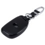 Car Auto PU Leather Luminous Effect Key Ring Protection Cover for MISTRA IX35(Black)