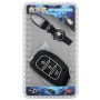 Car Auto PU Leather Luminous Effect Key Ring Protection Cover for MISTRA IX35(Black)