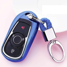 Клавичный корпус Care Car Care Care Care Care с кольцом с ключом для Buick Hideo / Verano / Regal / Lacrosse / Excell / Envision (Blue)