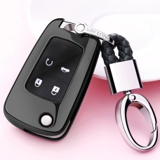 Обълектирующий корпус Car Car Care Care с ключом для Chevrolet Cruze / Aveo & Buick Hideo / Xtgt / Regal / Lacross (Black)