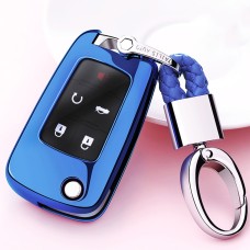Объекционирующее корпус Car Car Car Care с ключом для Chevrolet Cruze / Aveo & Buick Hideo / Xtgt / Regal / Lacross (Blue)