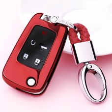 Обълектирующий корпус Car Car Care Care с ключом для Chevrolet Cruze / Aveo & Buick Hideo / Xtgt / Regal / Lacross (красный)