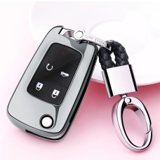 Обълектирующий корпус Car Car Care Care с ключом для Chevrolet Cruze / Aveo & Buick Hideo / Xtgt / Regal / Lacross (Silver)