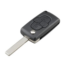 Для Citroen C8 / Peugeot 1007 Car -Keys Замена 4 кнопок Car Caue Case с Grooved, без держателя