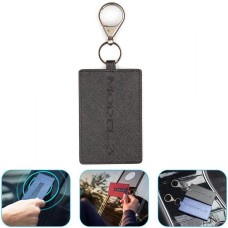 Portable Car Key Card Cover Case for Tesla Model 3(Black)