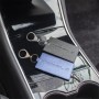 Portable Car Key Card Cover Case for Tesla Model 3(Black)