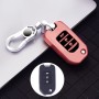 Car All-inclusive Soft TPU Key Protective Cover Key Case with Key Ring for Honda Folding (Rose Gold)