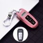 Автомобиль All-Inclusive Soft TPU Key Copective Cover Case с Key Ring для Audi A6L Smart (Rose Gold)