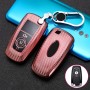 Для Ford Smart 3-Button Car TPU ключа ключа с ключом с ключом с ключом кольцо (розовый)