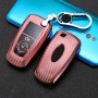 Для Ford Smart 3-Button Car TPU ключа ключа с ключом с ключом с ключом кольцо (розовый)