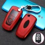 Для Ford Smart 4-Button Car Car TPU ключа ключа защиты ключа с ключом кольцо (красный)