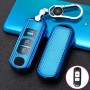 Для Mazda Smart 3-Button Car Car TPU КЛЮЧЕВОЙ КЛЮЧЕЙ КЛЮЧЕЙ КЛЮЧЕЙ КЛЮЧЕЙ КЛЮЧЕЙ КЛЮЧЕЙ (Синий)