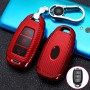 Для Hyundai IX35 Smart 3-Button Car Car TPU Клавичный чехол Клавки с ключом (красный)