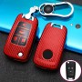 Для Chevrolet Folding 4-Button Car Car TPU Клавиша Клава Клавки с ключом кольцо (красный)