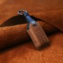 Для Honda Car Cowhide Кожаный ключ защитный чехол Кейс Клавки, Three Keys Start Version (Brown)