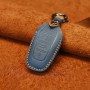 Для Car Cowne Cowne Cowne Leather Key Copective Cover Coase (Blue)