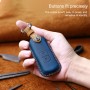 Для Mazda Old Style Car Cowhide Кожаный ключ защитный чехол Кейс Кейс, Версия Three Keys (красный)