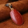 Для Car Cowne Cowhide Cowne Leather Cowe Cover Cover Case, версия Three Keys Tailgate (красная)