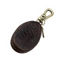 Vintage Leather Hanging Waist Universal Car Key Case(Coffee)