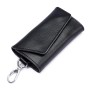 Multifunctional Litchi Texture Leather Keychain Bag Car Key Bag(Yellow)