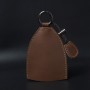 18Y-009 Vintage Handmade Leather Car Pull-Out Key Case(Oil Wax Skin Tea)