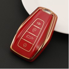 2 PCS TPU Car Key Cover For Geely Emgrand GL/GS(Chinese Red Horn Key)