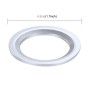 Car Aluminum Steering Wheel Decoration Ring For Cadillac(Silver)